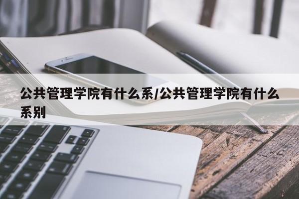 公共管理学院有什么系